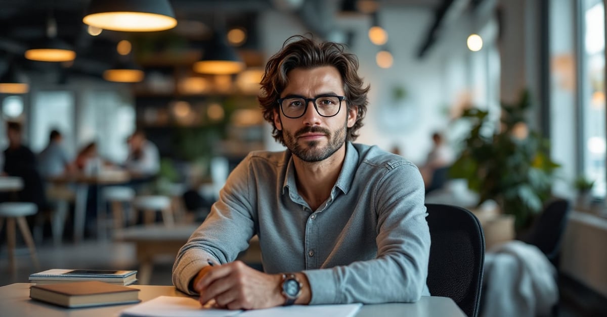 Équipe d'une entreprise développement logiciel collaborant autour d'un projet numérique en open space moderne