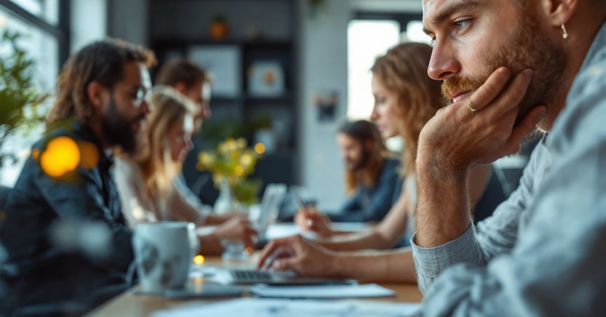 Étudiant en formation informatique réseau travaillant sur des équipements et câbles réseau professionnels